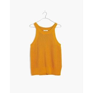 Madewell Sweater Tank Womens Size S Small High Neck Cutaway Shoulders Knit